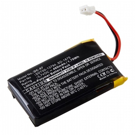Dantona Replacement Battery for Remote Beeper Transmitter SportDOG SDT00-13794 DC-57